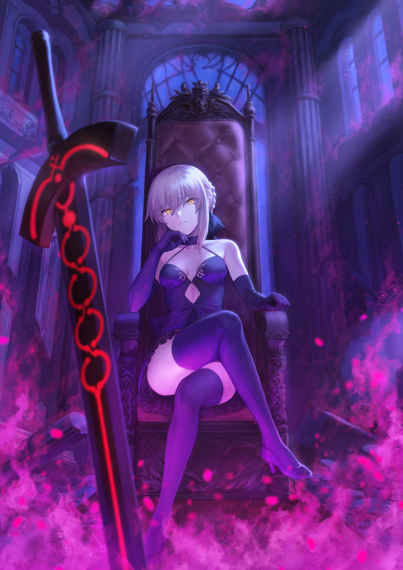 Cool Anime Girl Pfp Saber Alter