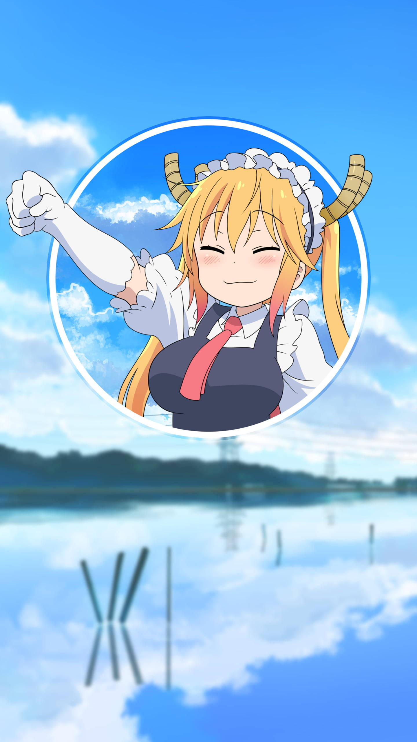 Cool Anime Girl Pfp Tohru Background