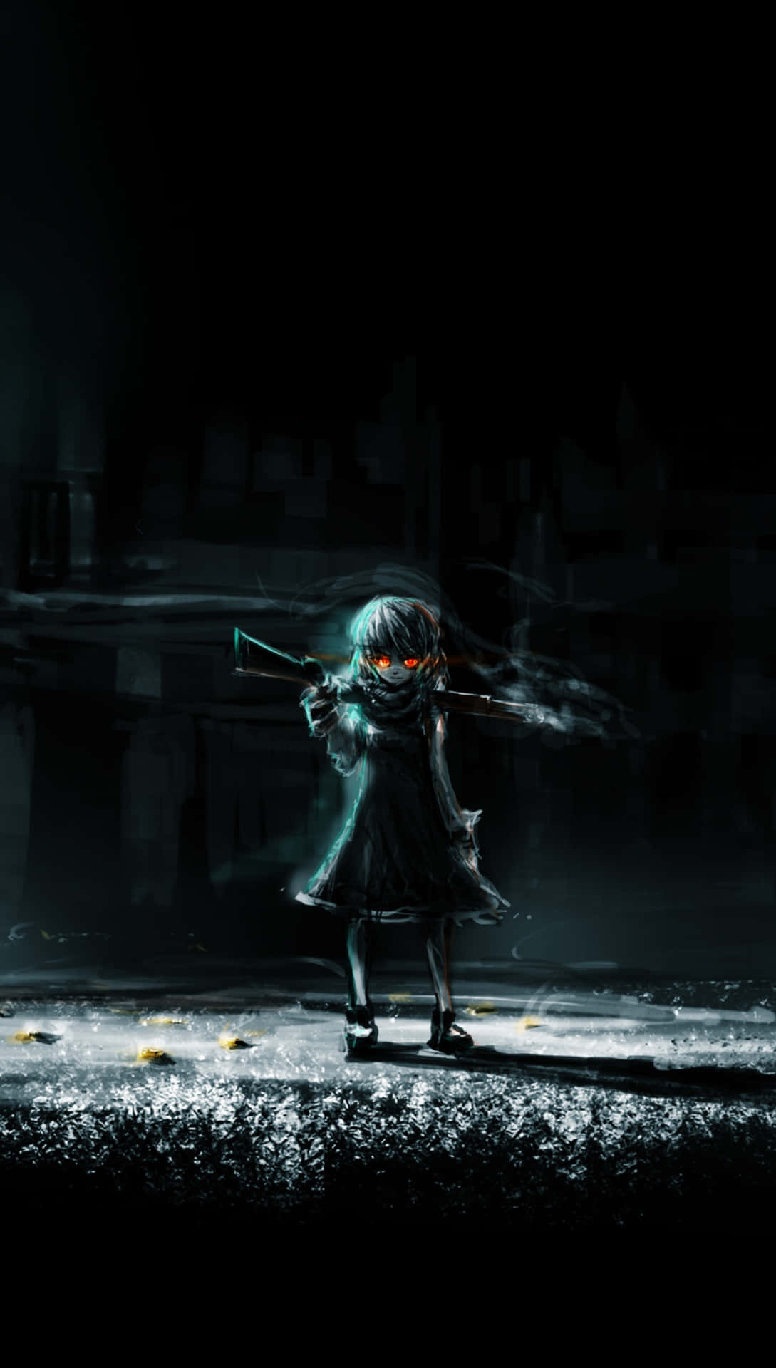 Cool Anime Iphone Little Girl Background