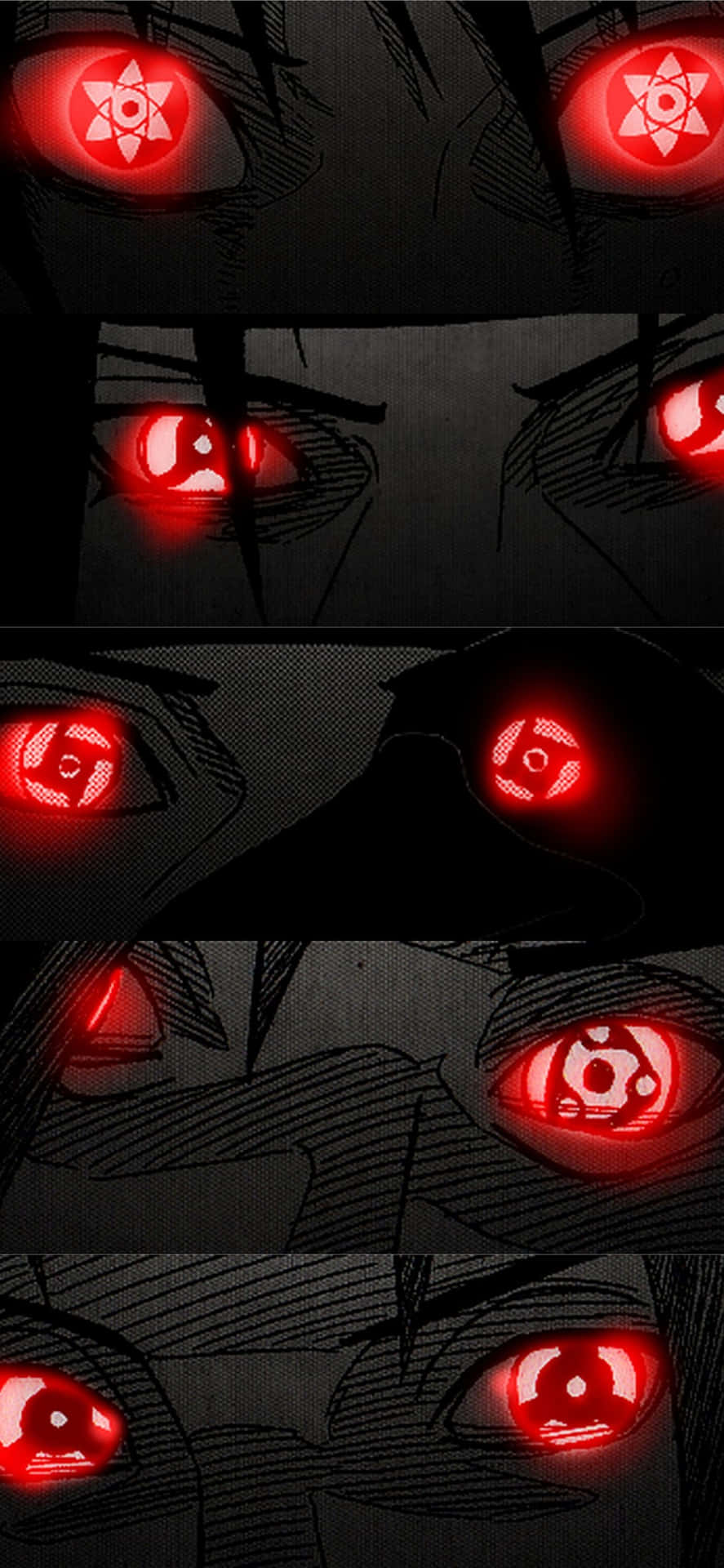 Cool Anime Iphone Red Eyes Background