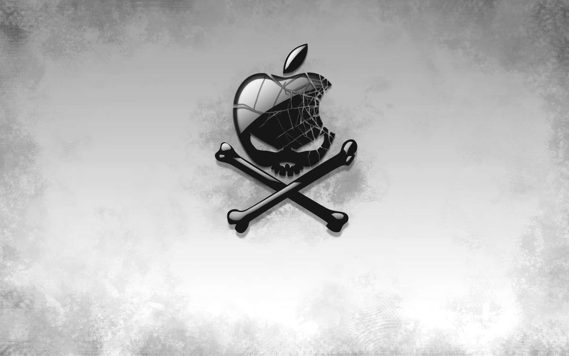 Cool Apple Crossbones Background