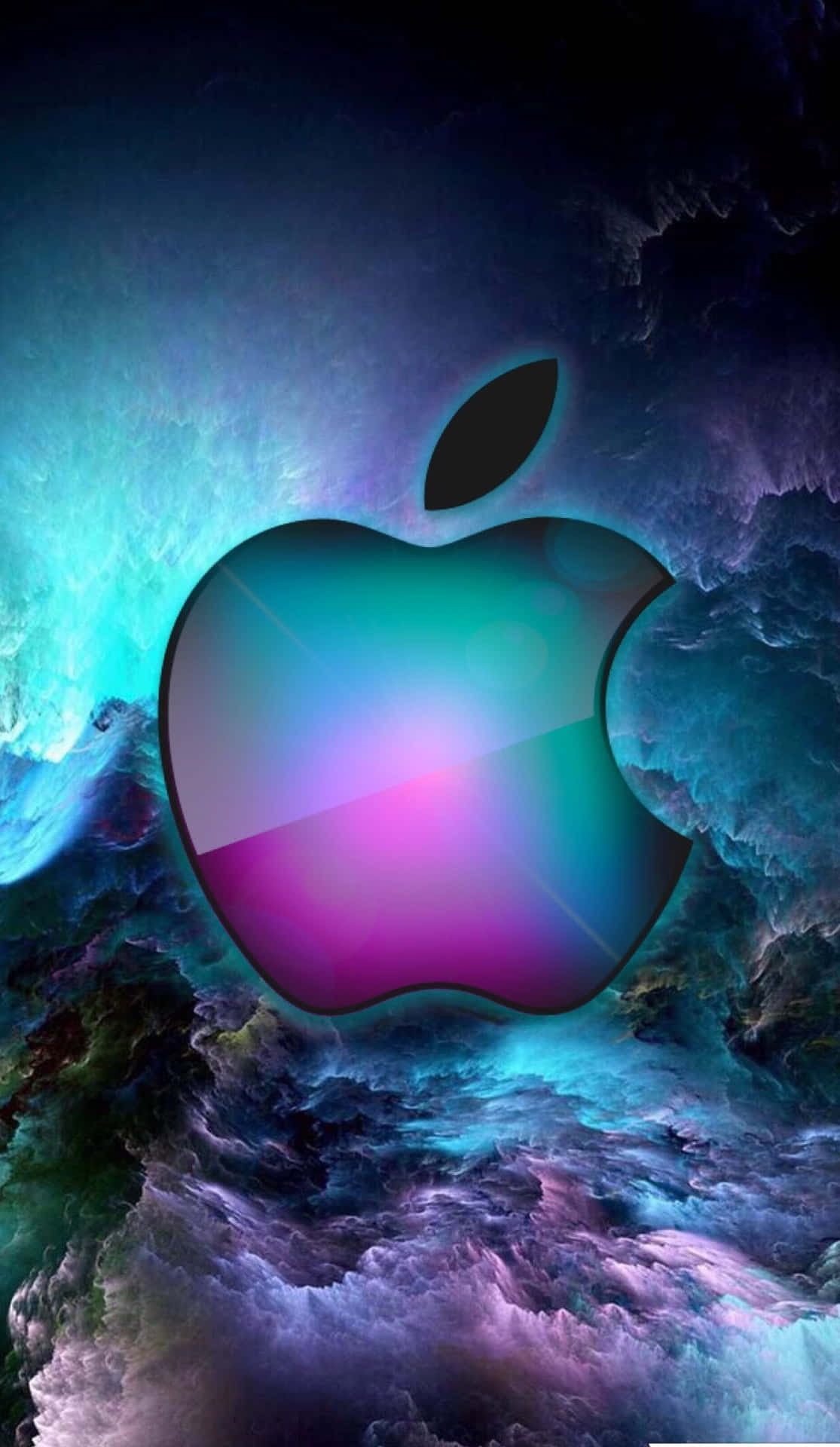 Cool Apple Nebula Background Background