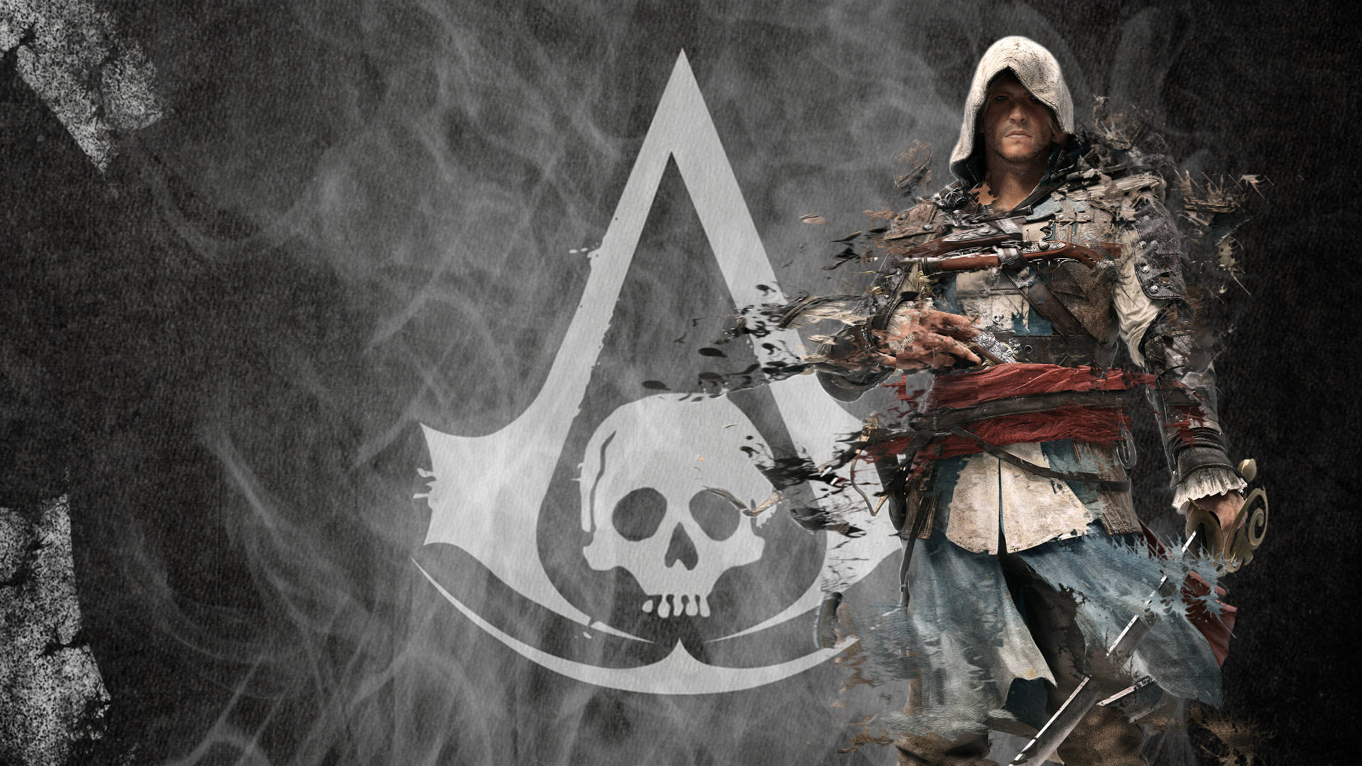 Cool Assassin's Creed Black Flag Poster Background