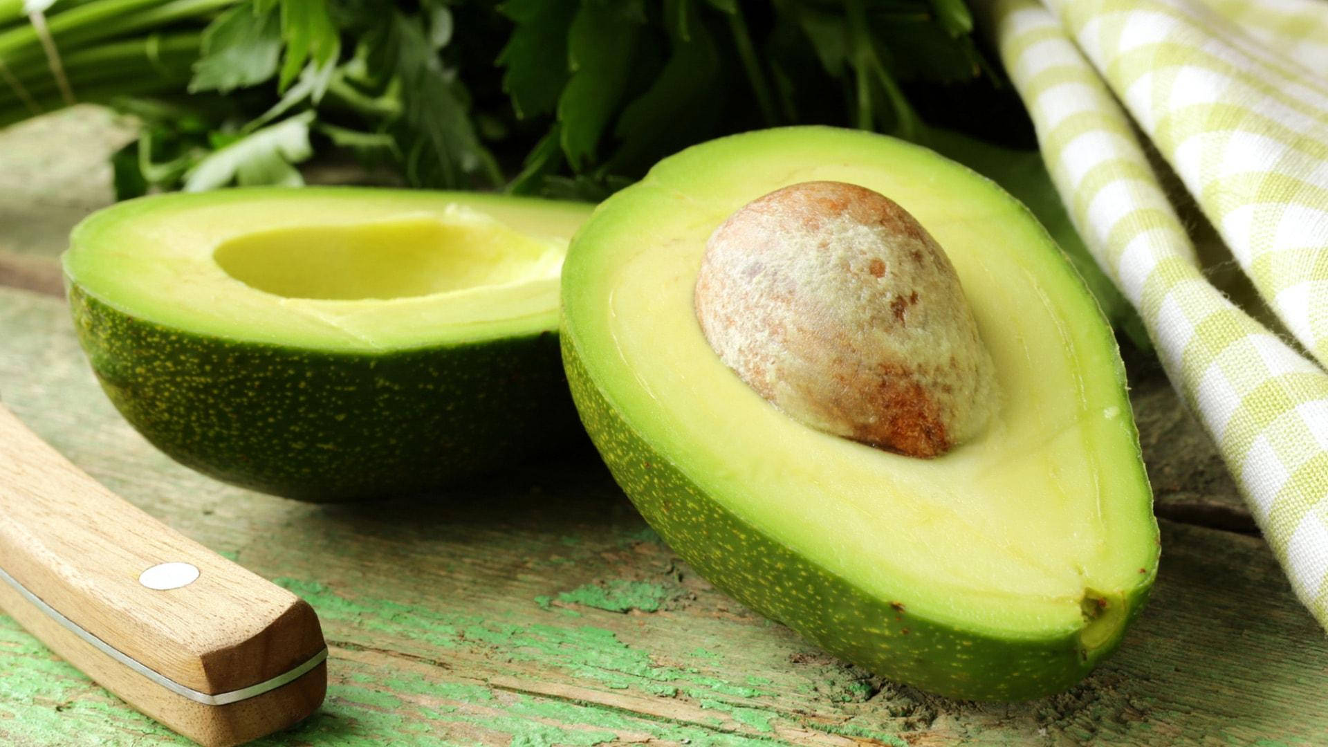 Cool Avocado Fruit Slice Display