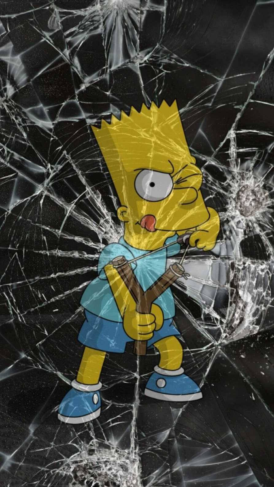 Cool Bart Simpson Swag Background