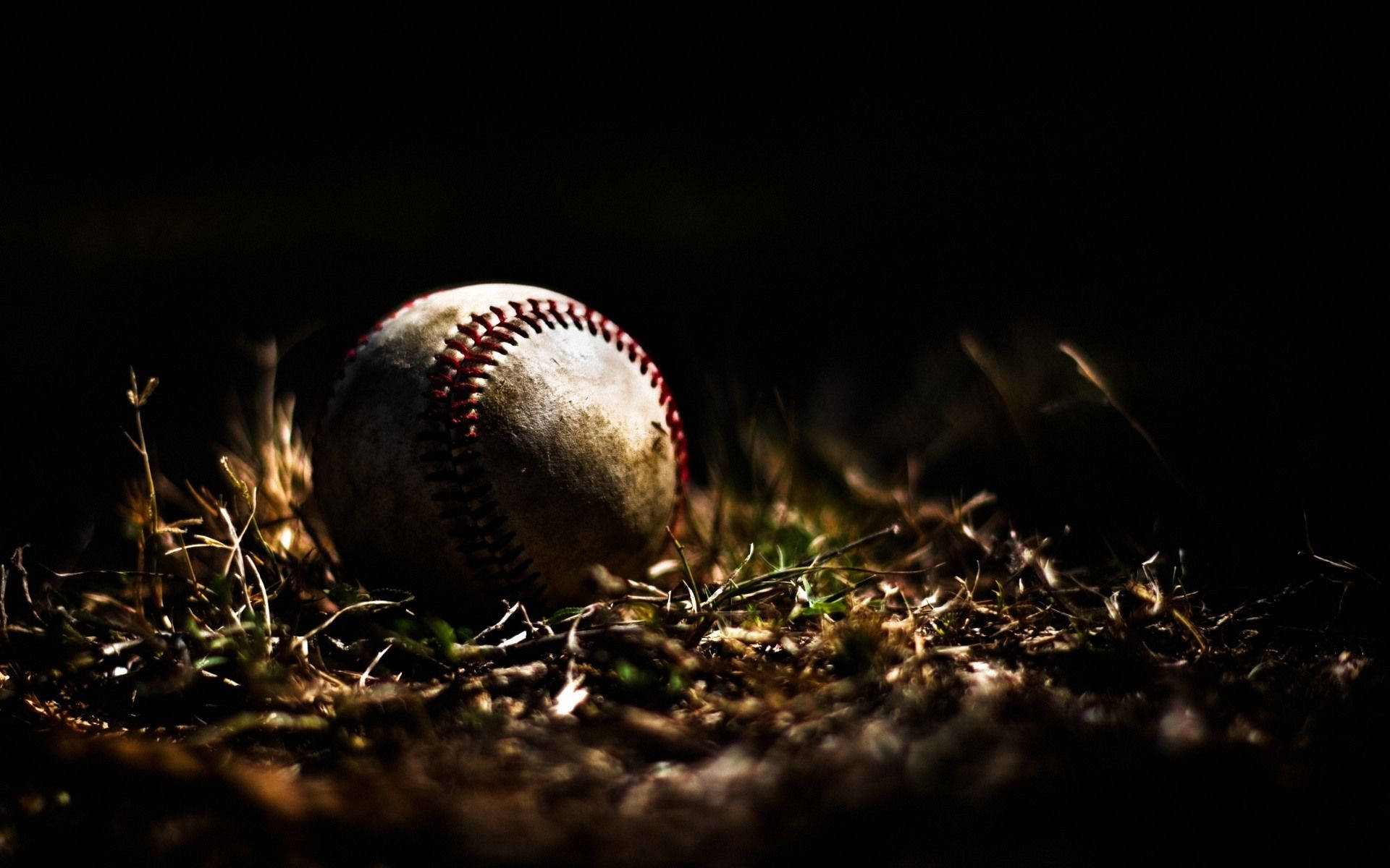 Cool Baseball Ball On The Ground