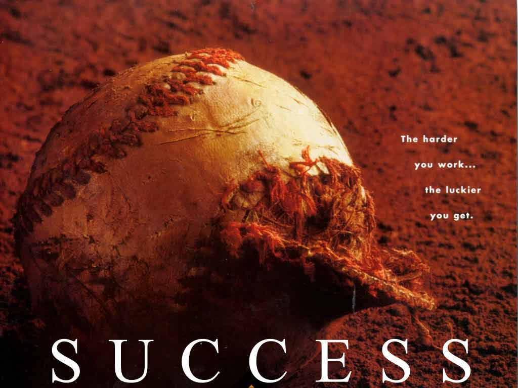 Cool Baseball Success Poster Background