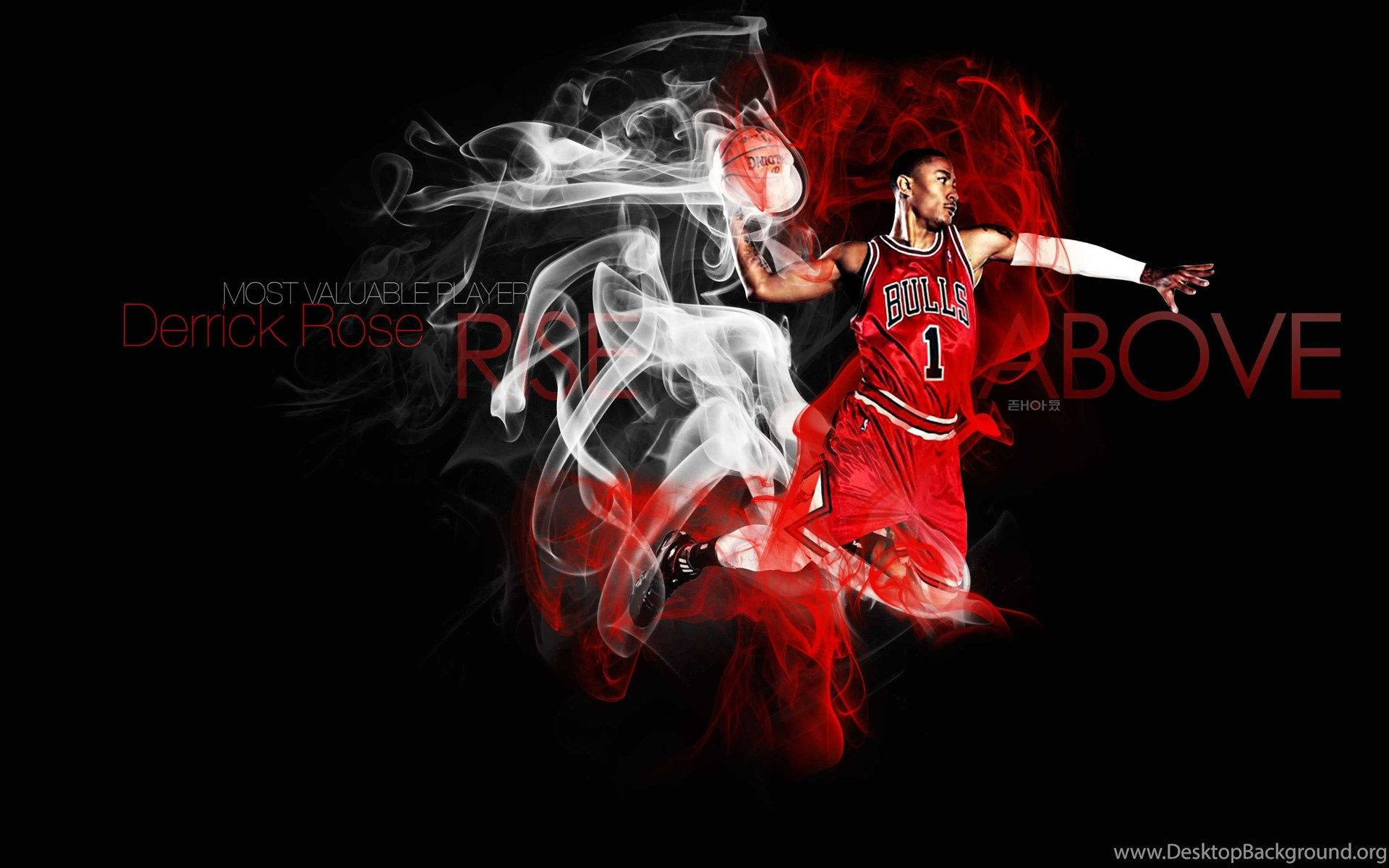 Cool Basketball Derrick Rose Background