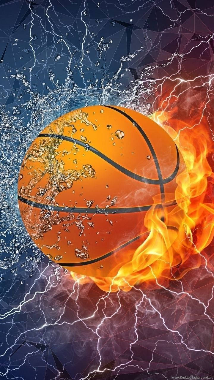 Cool Basketball Digital Art Background