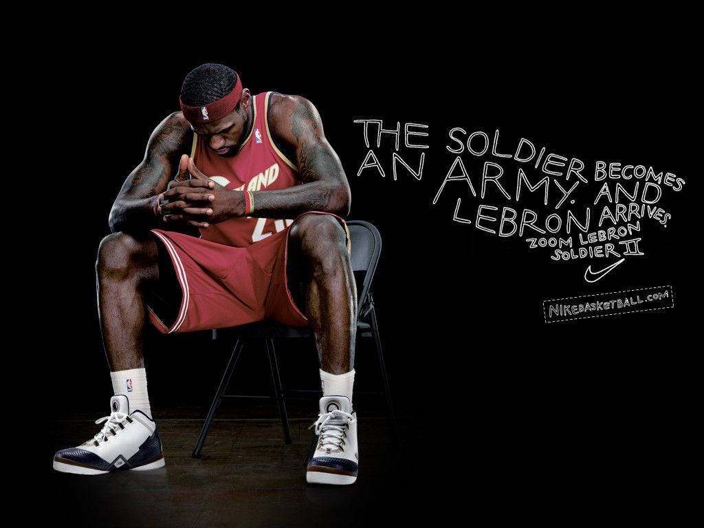 Cool Basketball Lebron Quote Background