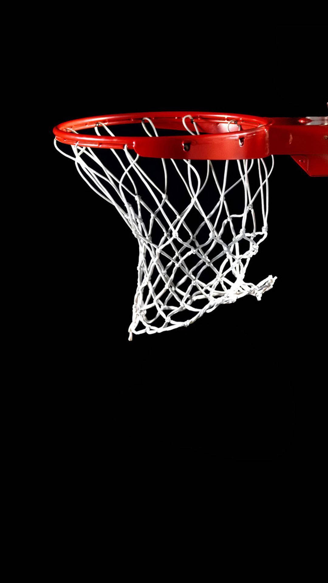 Cool Basketball Ring Minimalist Background