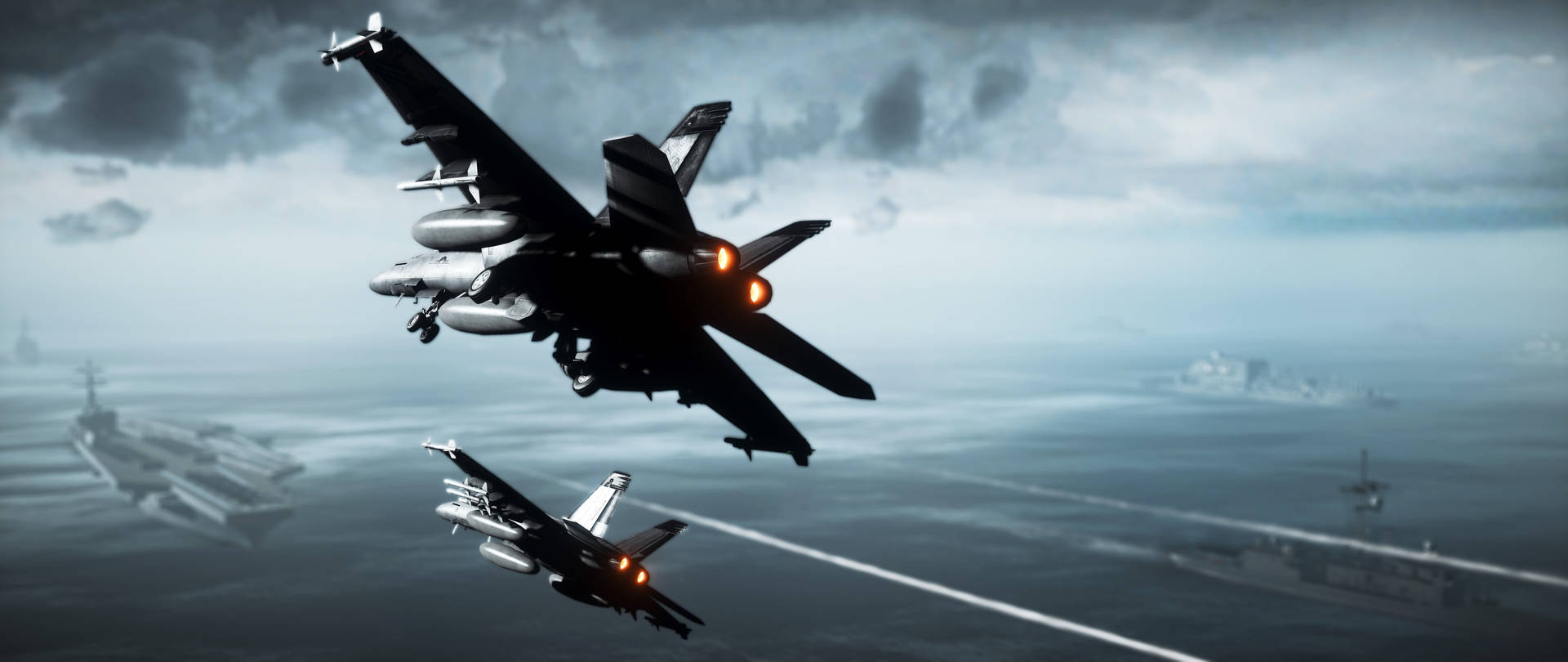 Cool Battlefield 3 Flying Fighter Jets Background