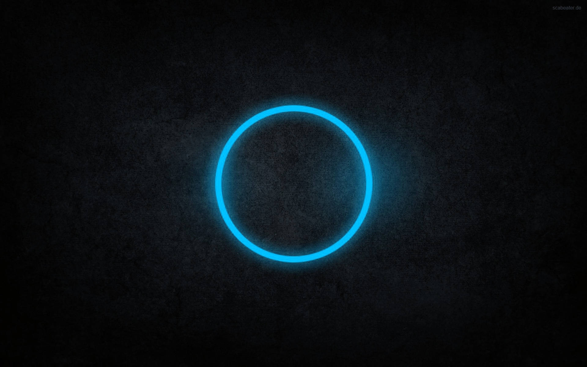 Cool Black And Blue Circle Background