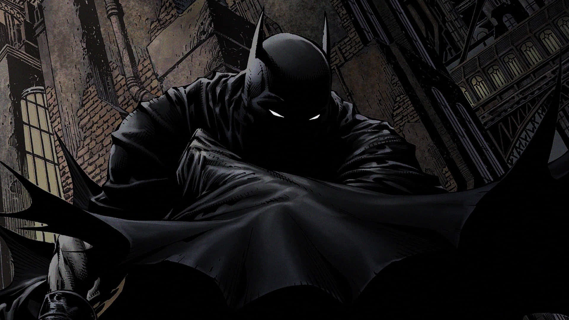 Cool Black Batman Desktop Background