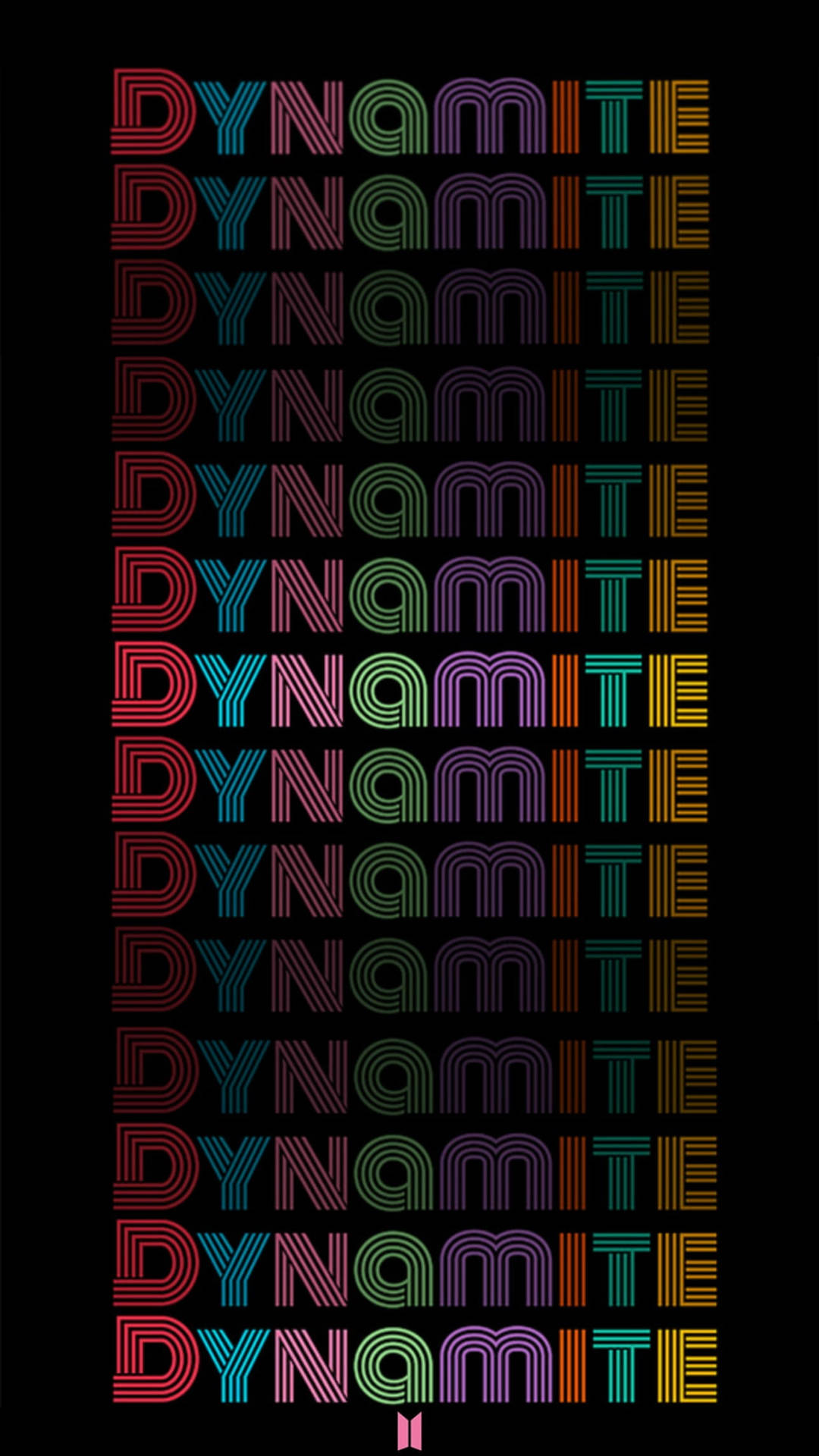 Cool Black Bts Dynamite Phone Background