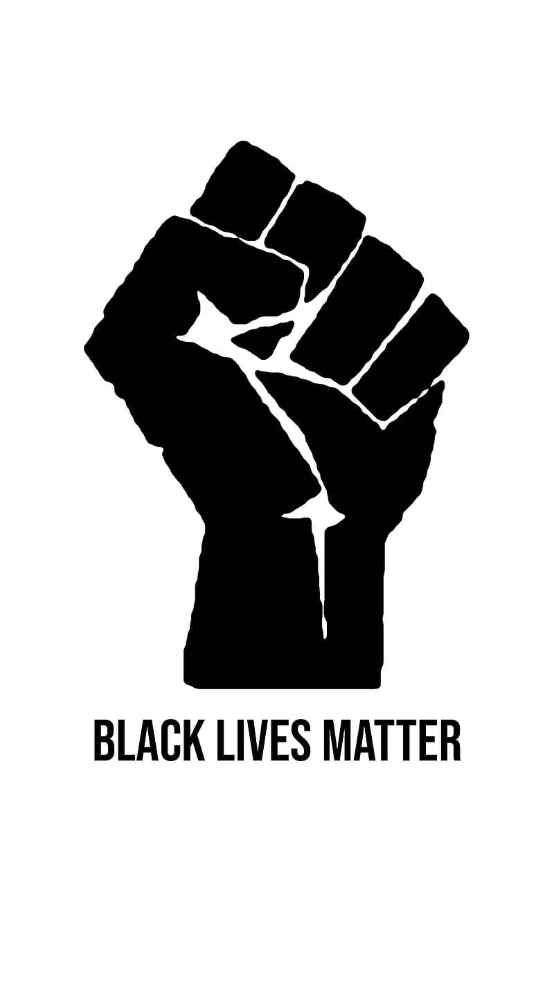 Cool Black Lives Matter Fist Background