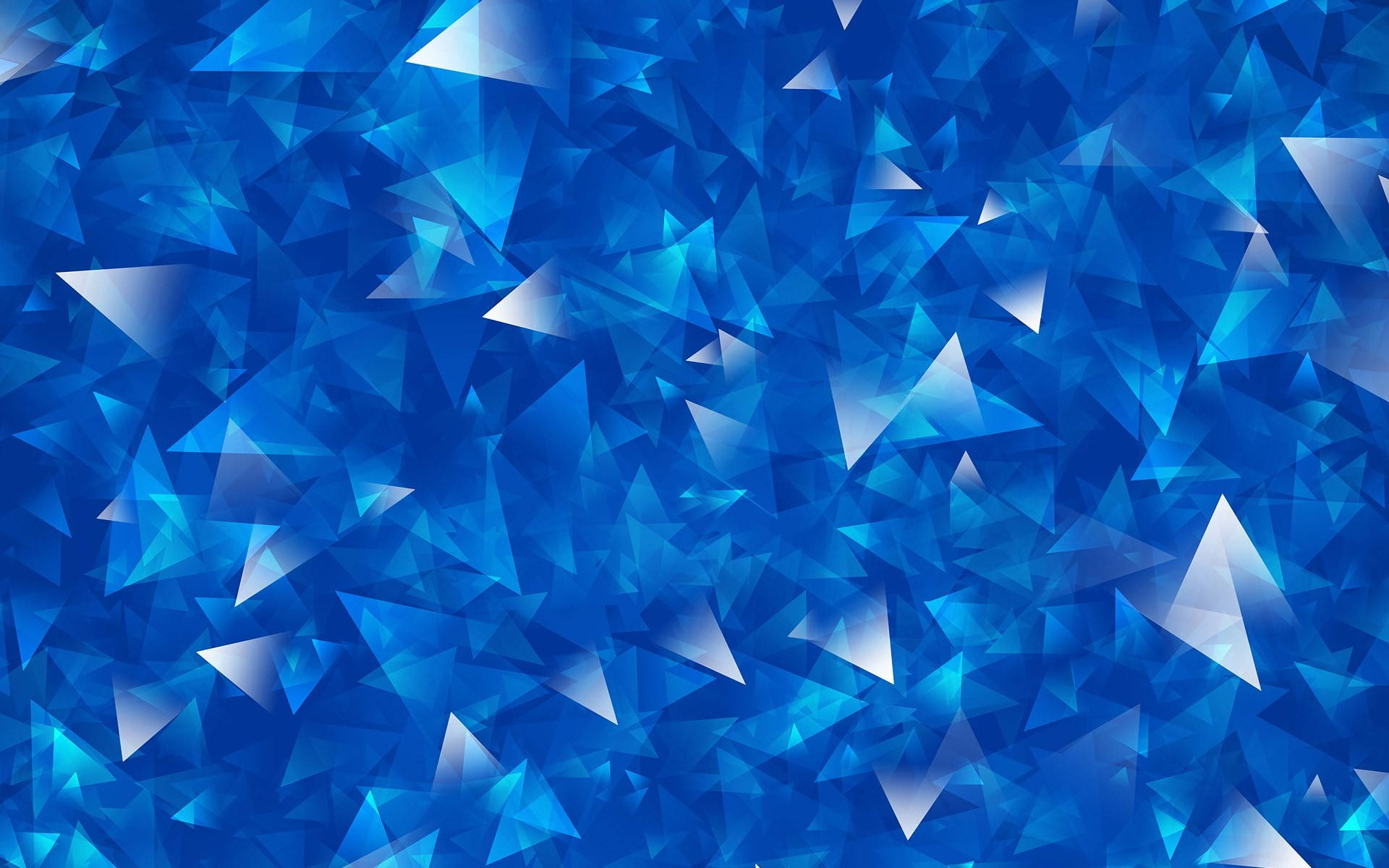 Cool Blue Crystal Background