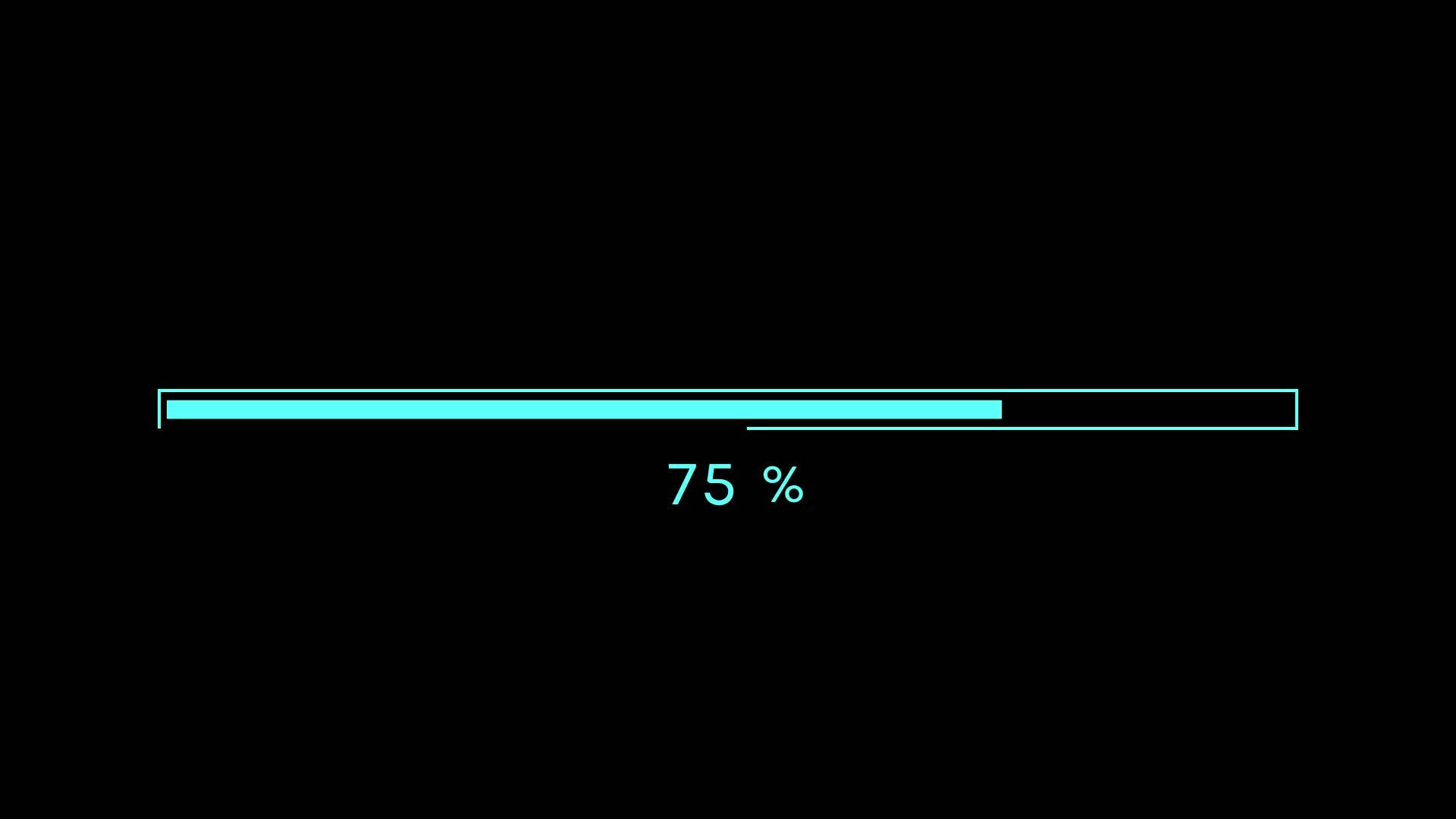 Cool Blue Gaming Desktop Progress Bar Background