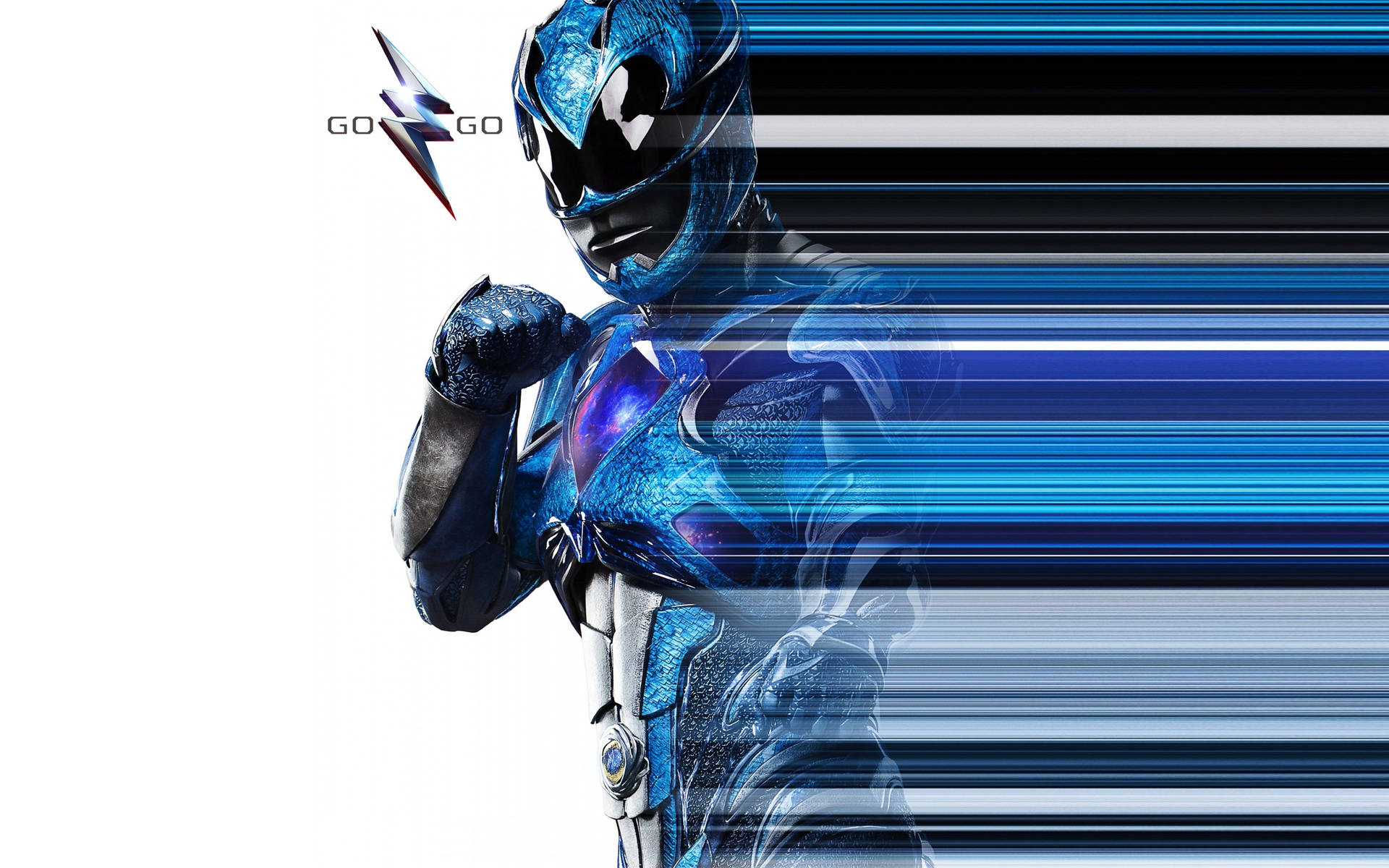 Cool Blue Power Rangers Background