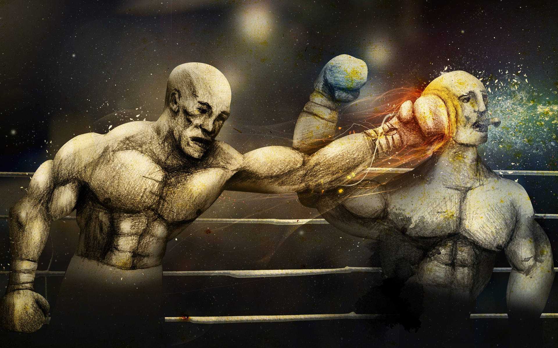 Cool Boxing Jab Background