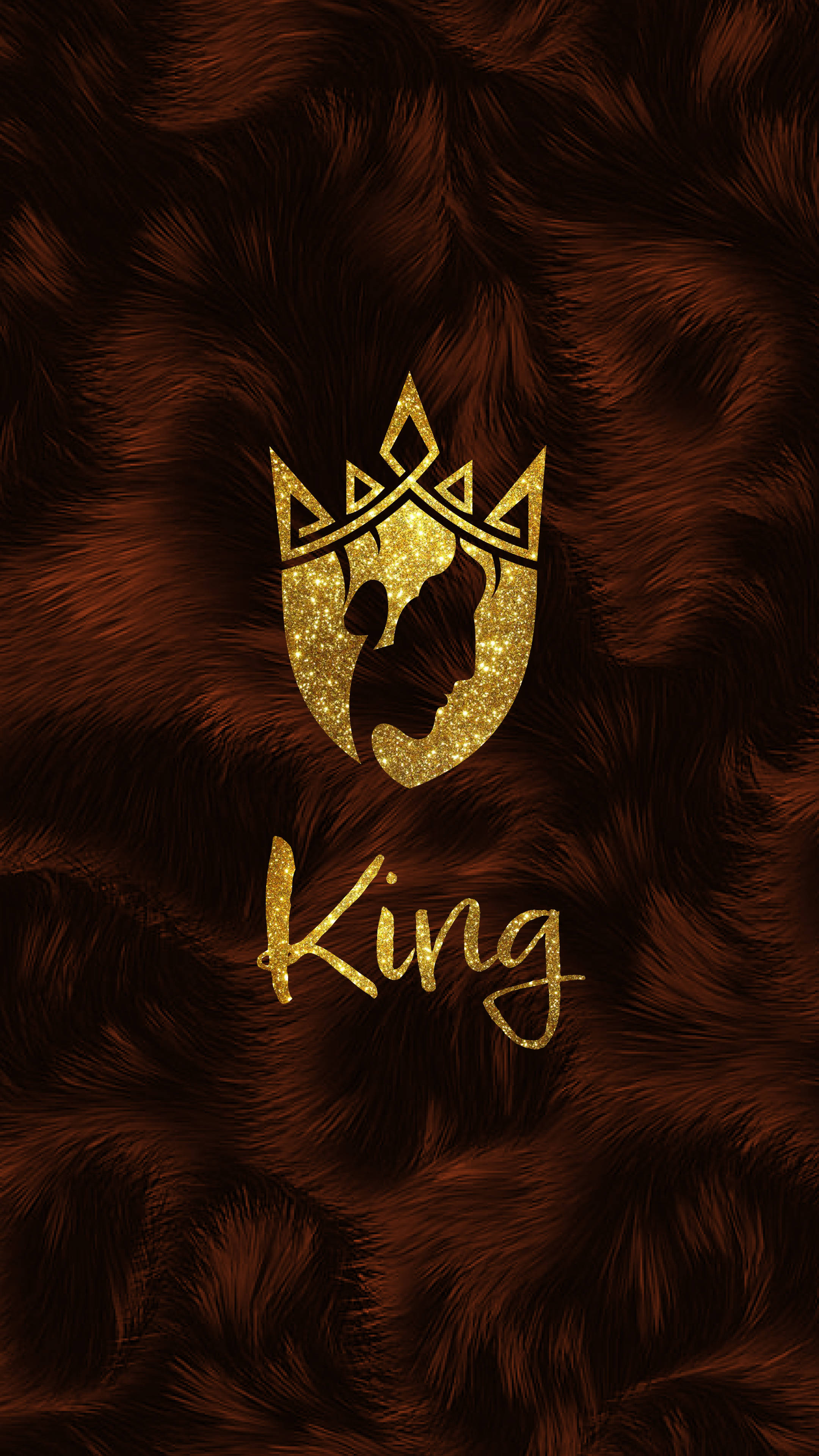 Cool Brown King And Queen Background