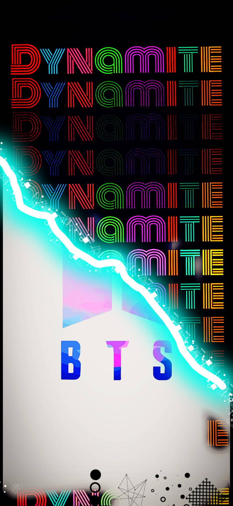 Cool Bts Dynamite Transition Effect Background