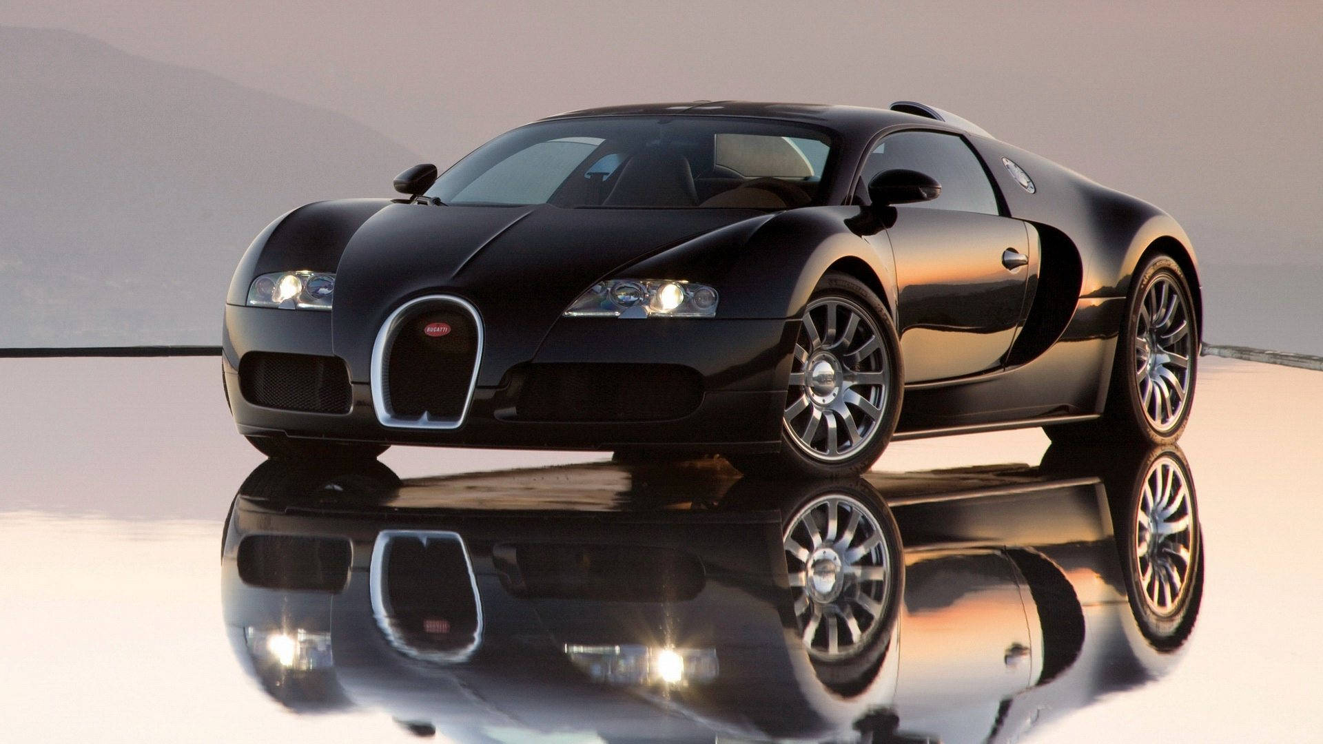 Cool Bugatti Black Matte Background