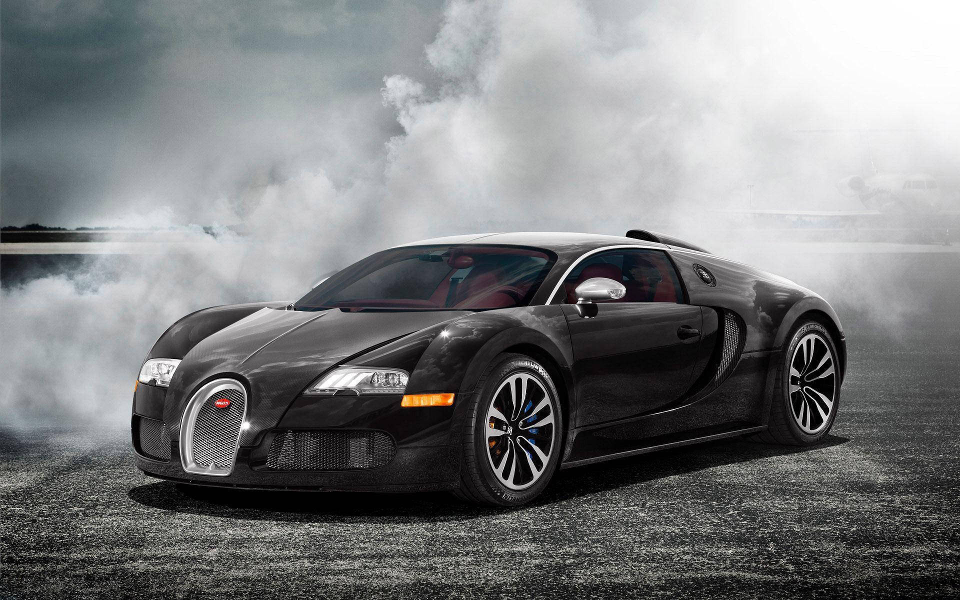 Cool Bugatti Chiron Classic Black Background