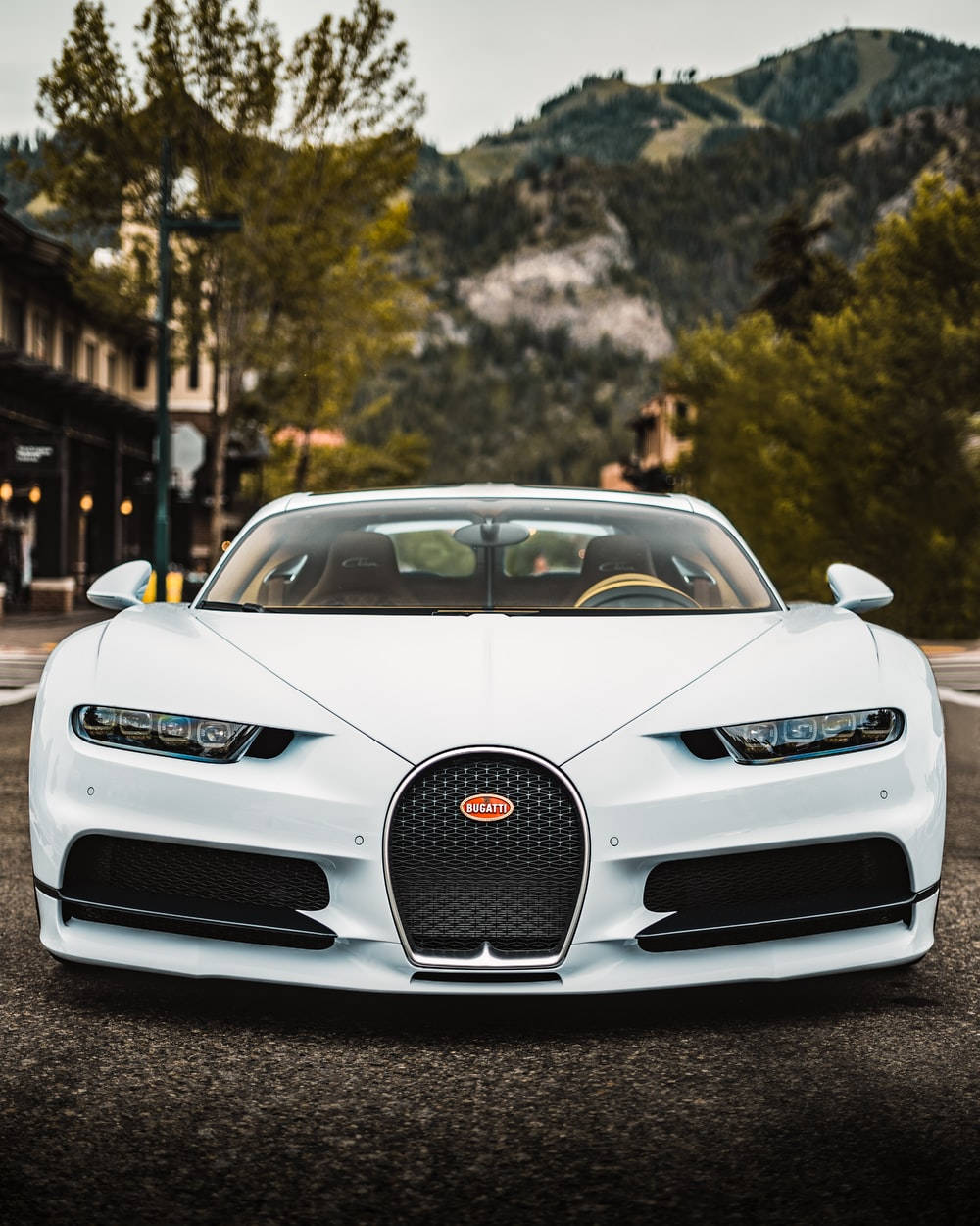 Cool Bugatti Chiron Sport Clean White Background