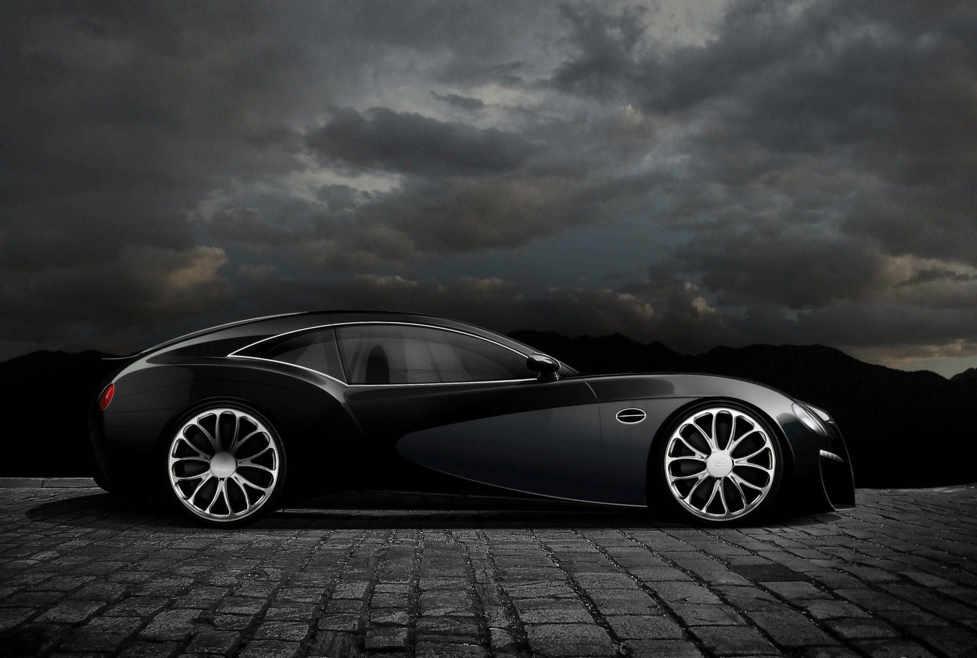 Cool Bugatti Type 7 Black