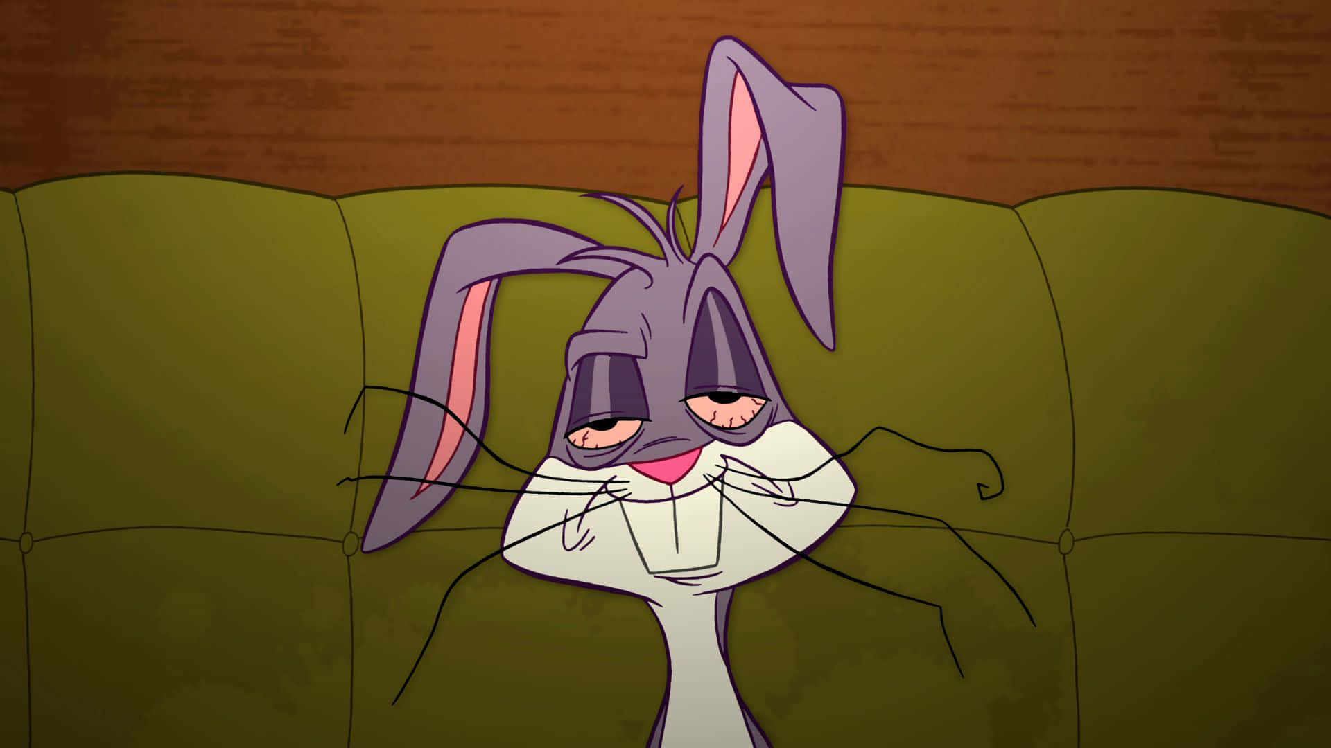 Cool Bugs Bunny Feeling Tired Background
