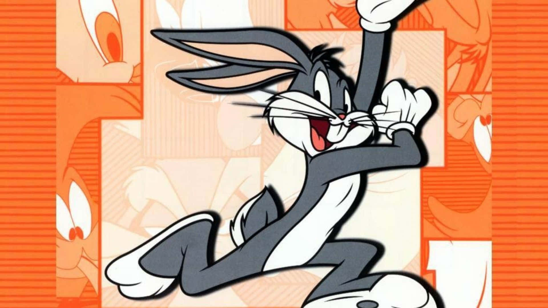 Cool Bugs Bunny Happy Running Background