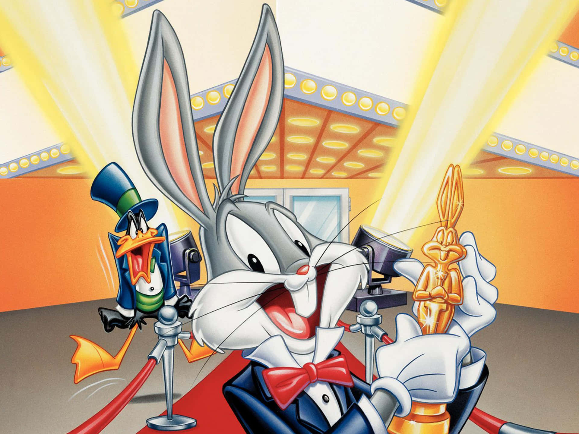 Cool Bugs Bunny Receives Trophy