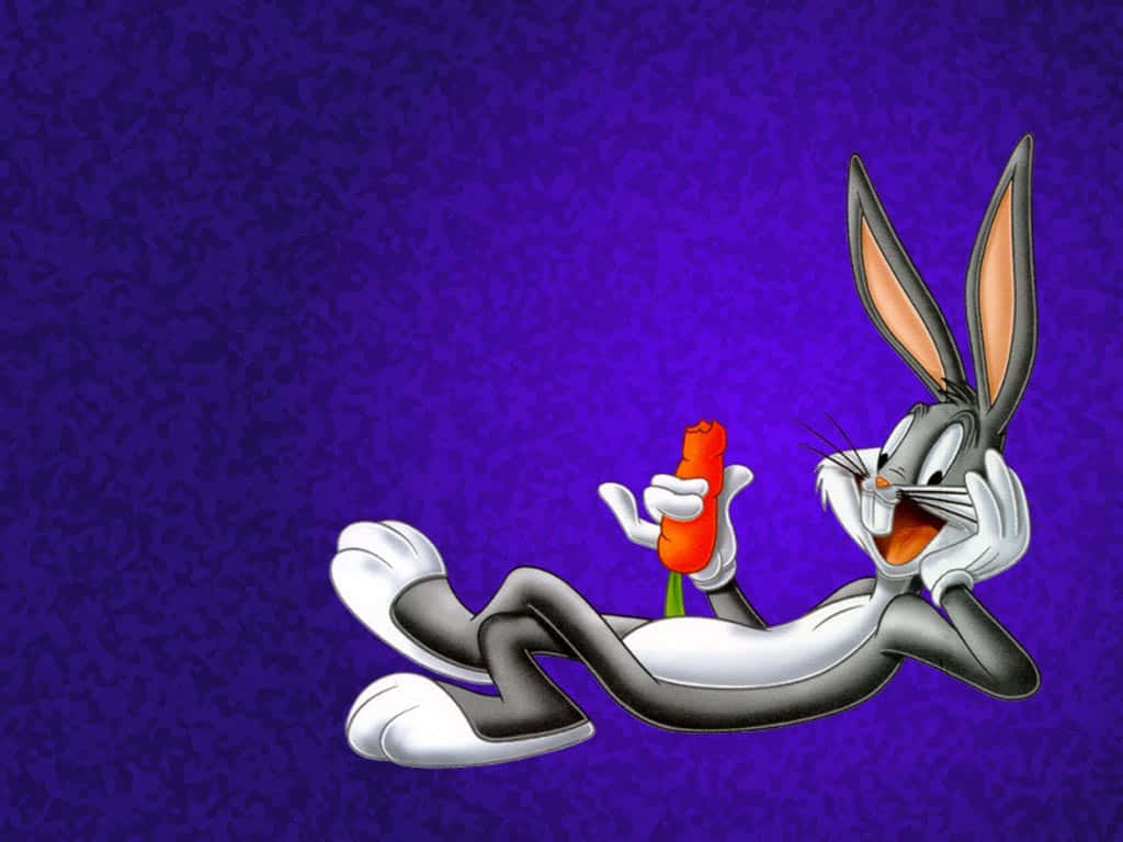 Cool Bugs Bunny With Bitten Carrot