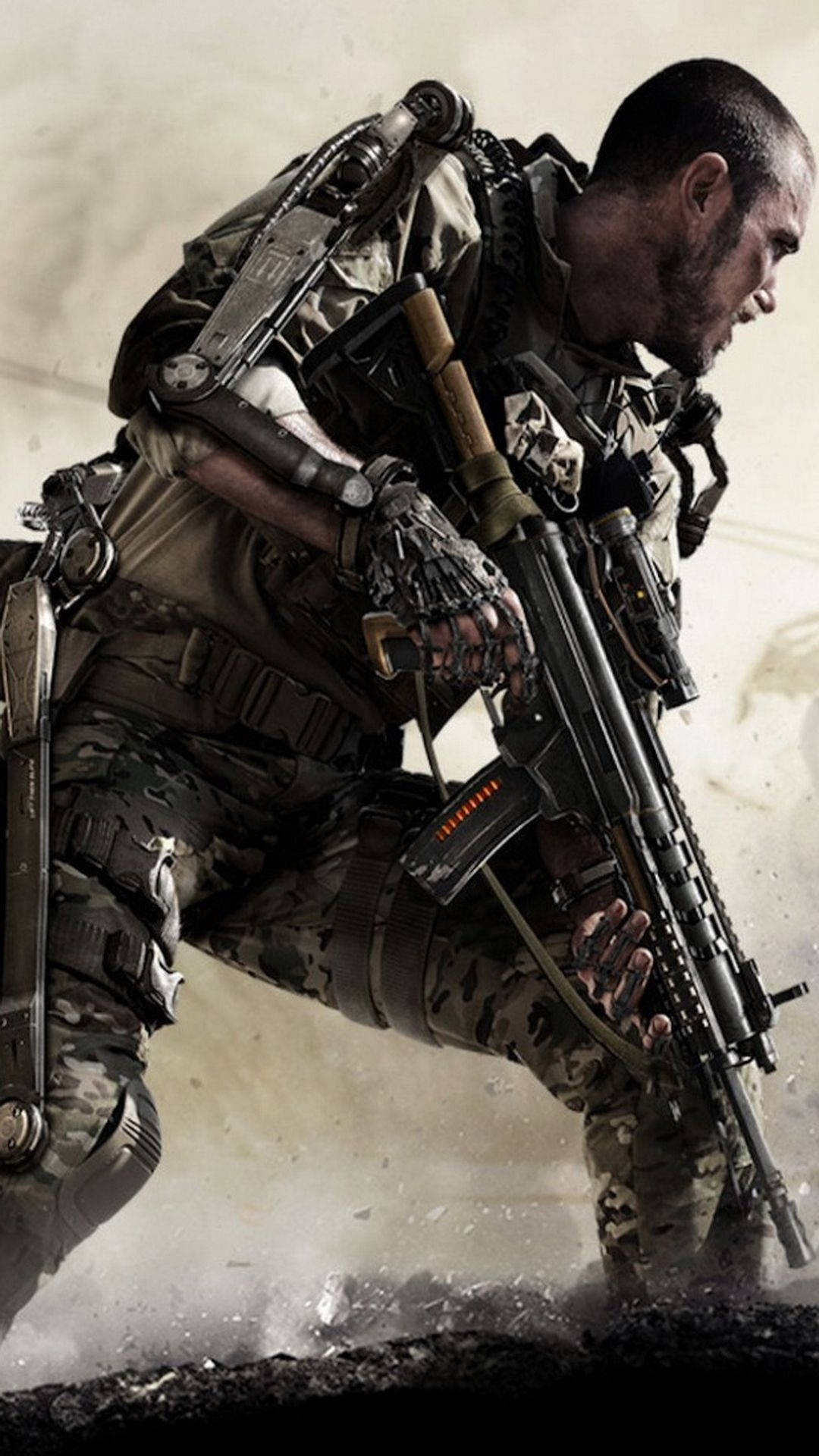 Cool Call Of Duty Modern Warfare Iphone Jack Mitchell Robotic Arm Background