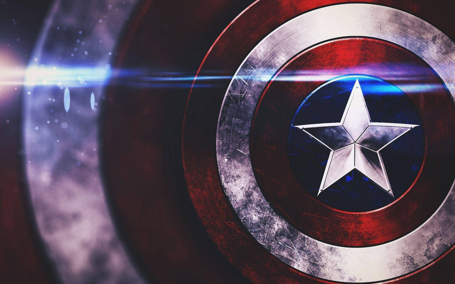 Cool Captain America Shield Background