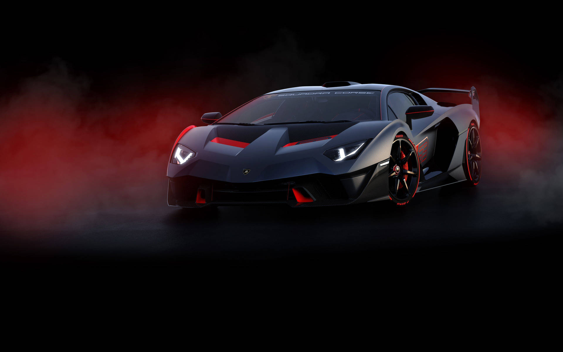 Cool Cars: Lamborghini From The Dark Background