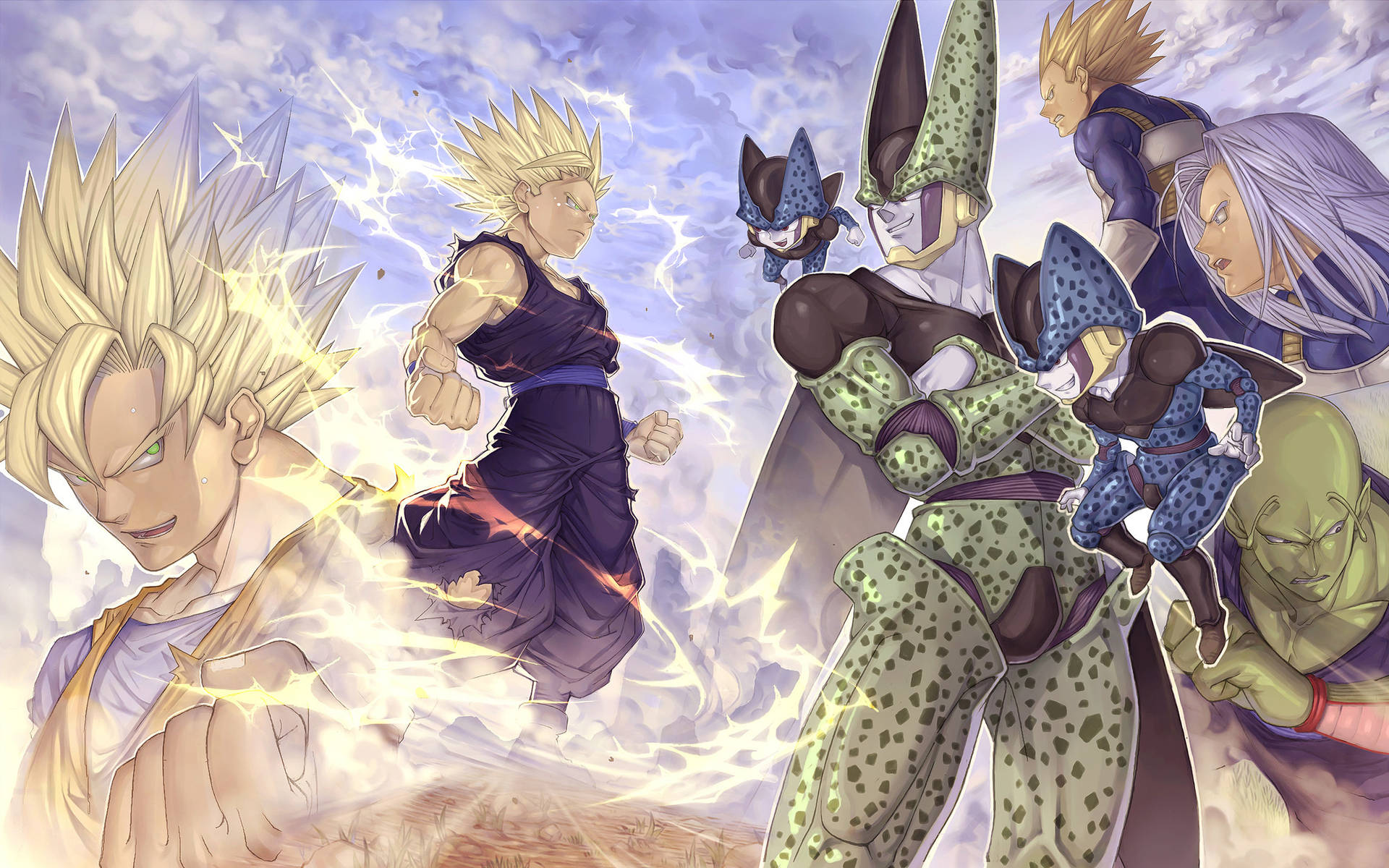Cool Cell Dragon Ball Z Background