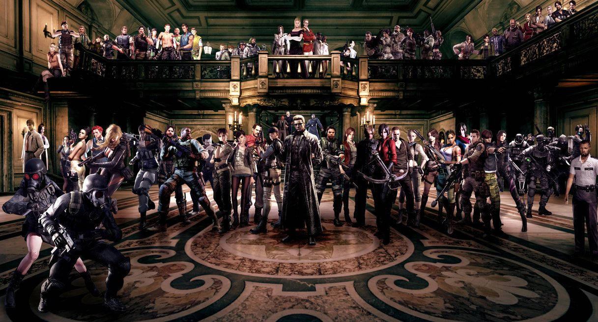 Cool Characters Resident Evil Background