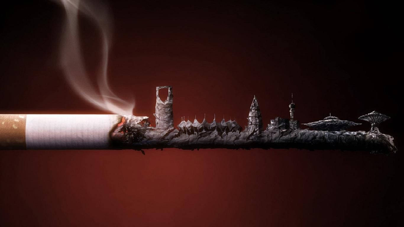 “cool Cigarette Art” Background