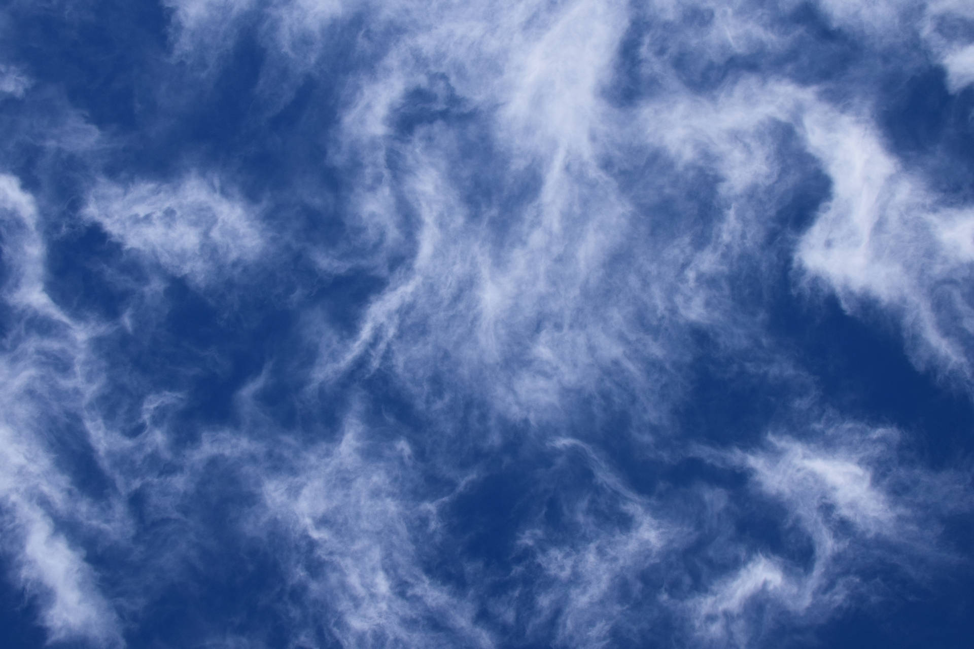 Cool Cirrus Clouds In Blue Skies Background