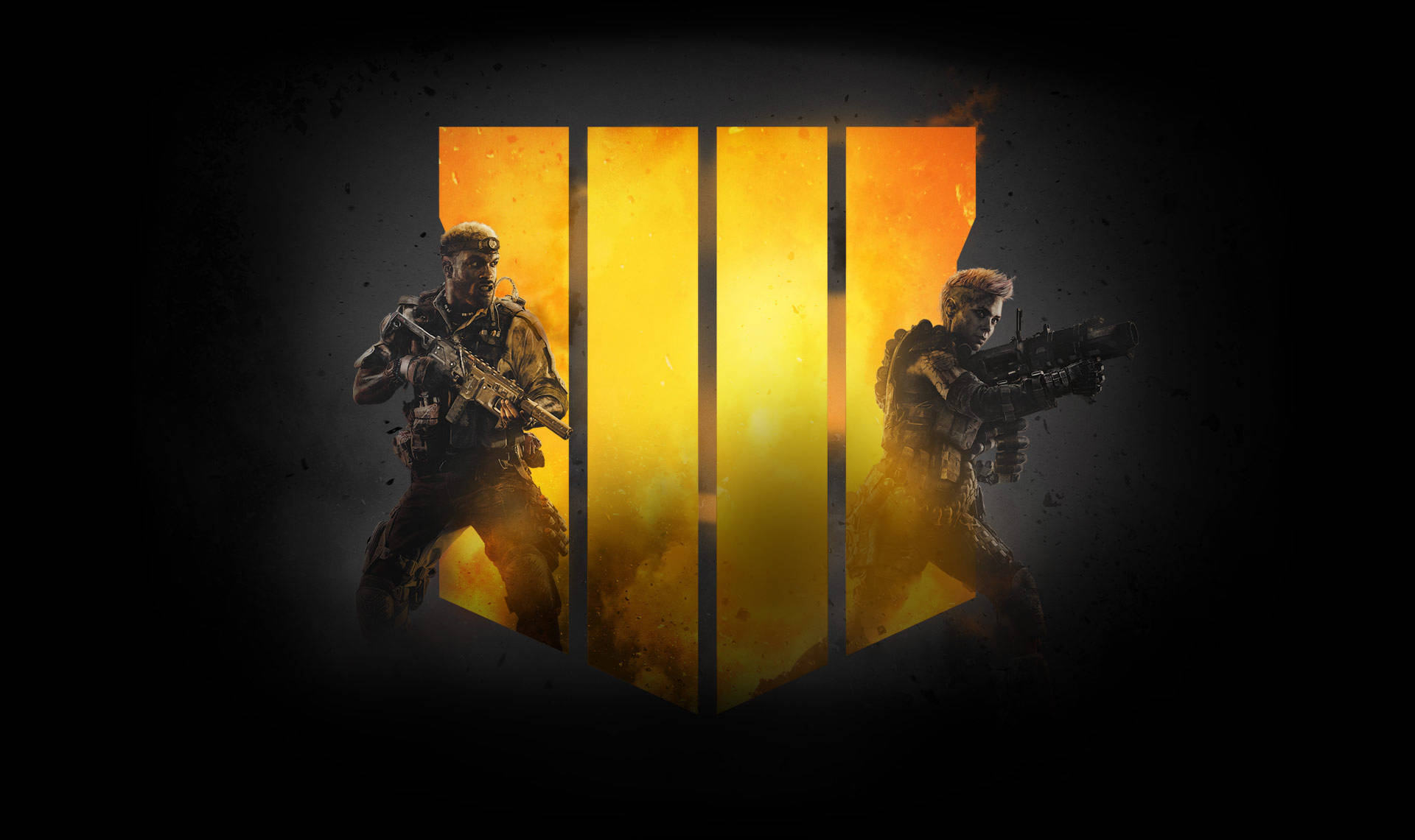 Cool Cod Black Ops 4 Logo Poster Background