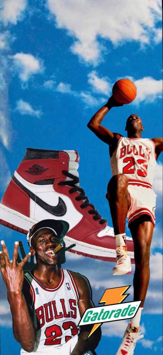 Cool Collage Of Michael Jordan Background