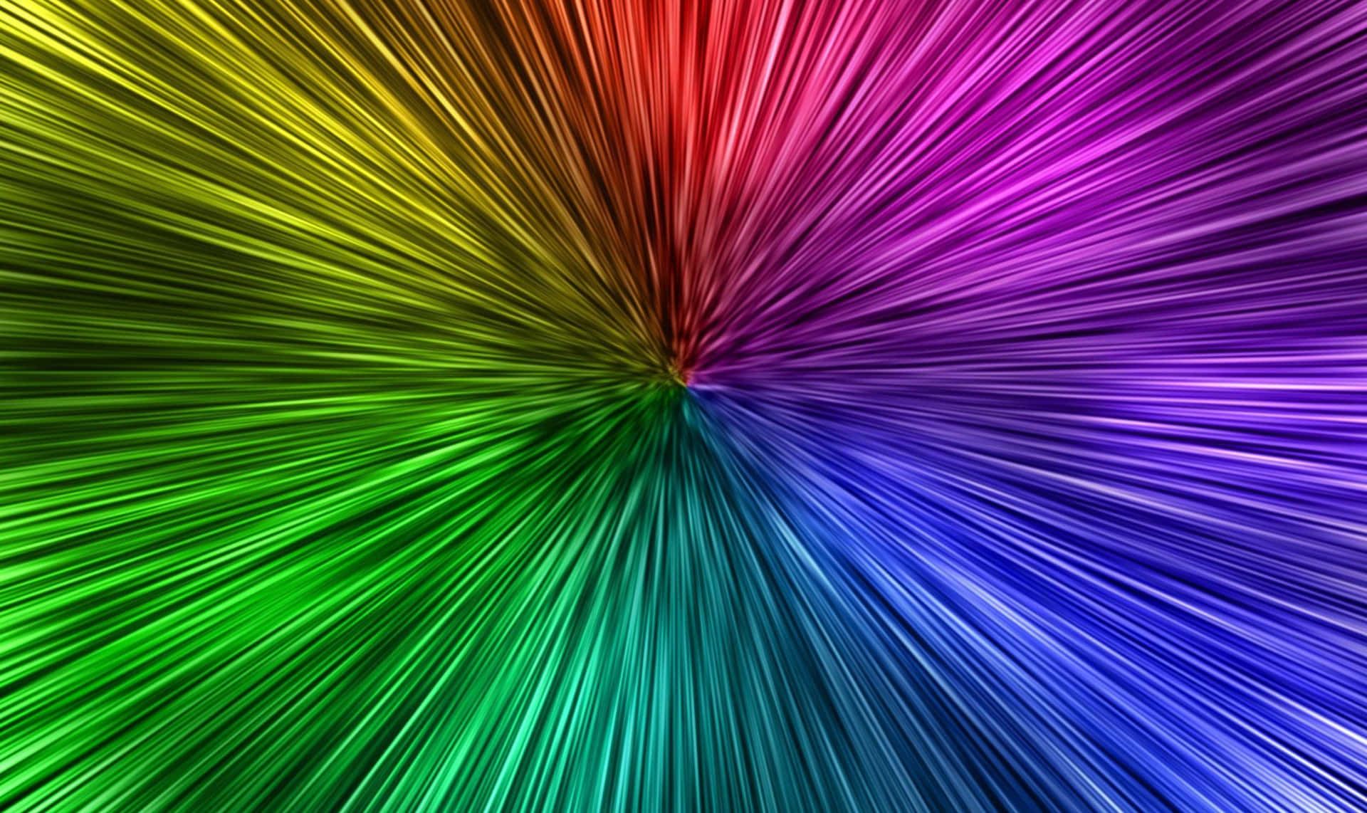 Cool Colored Neon Streaks Burst Abstract Background