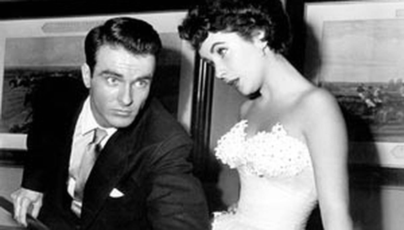 Cool Couple Montgomery Clift And Elizabeth Taylor Background