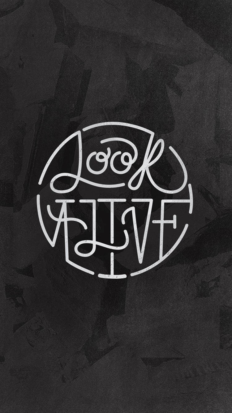 Cool Dark Aesthetic Logo Background