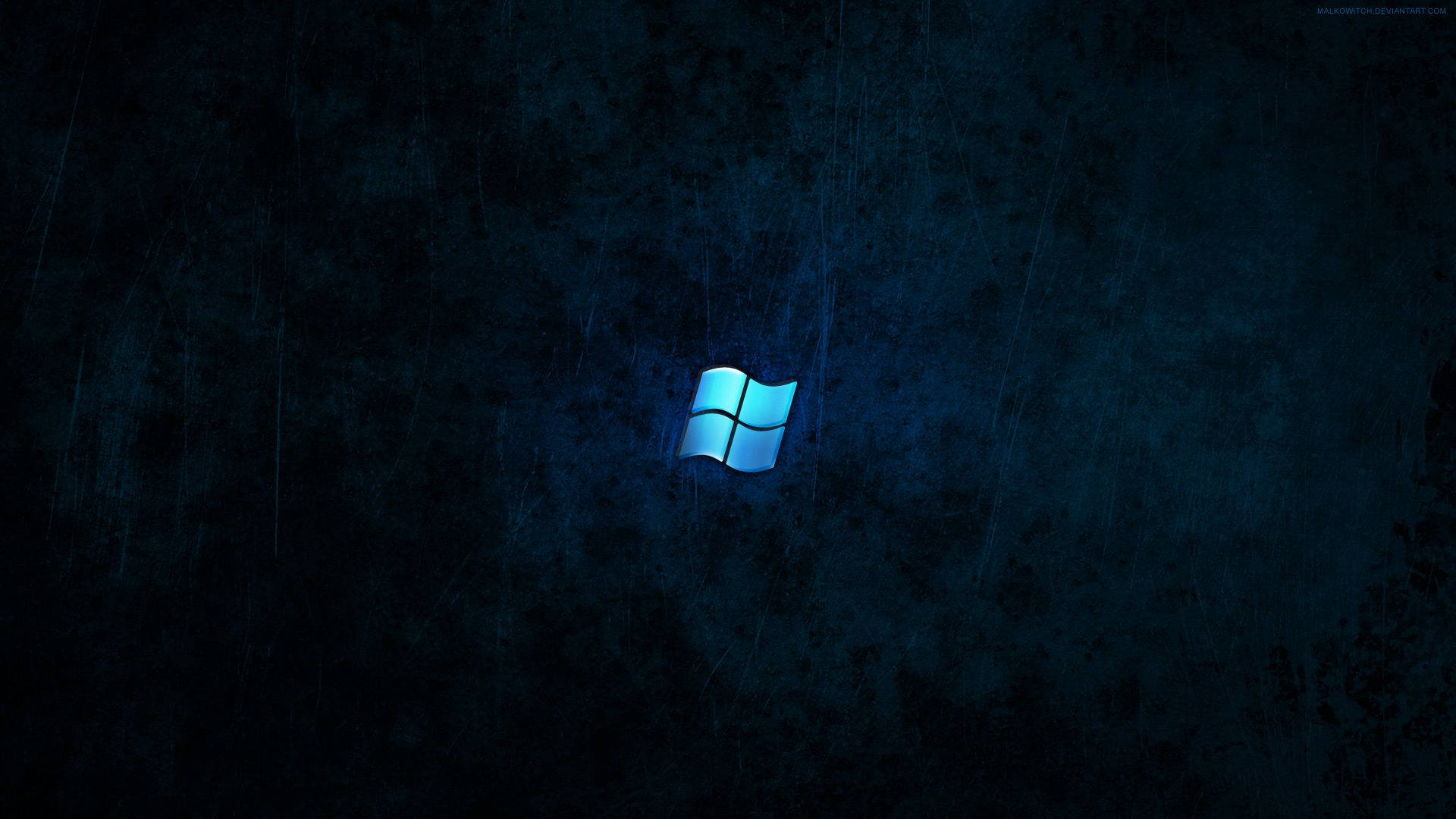Cool Dark Windows Logo Background