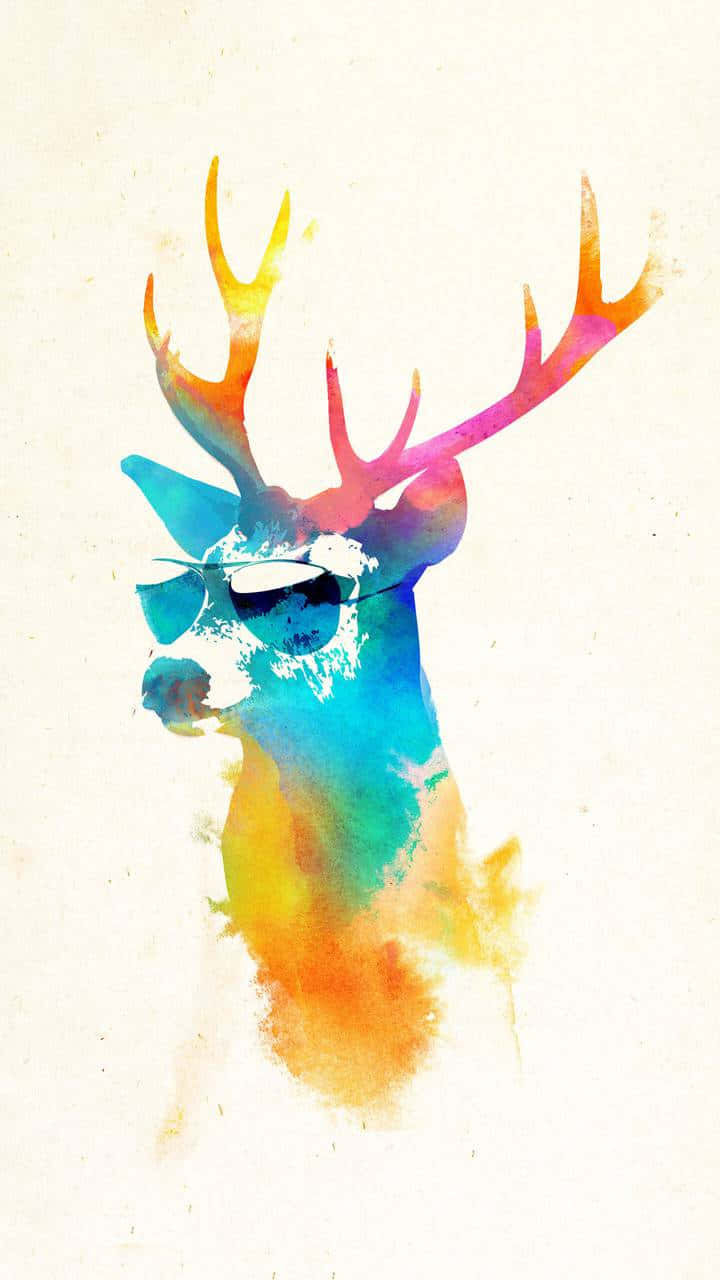 Cool Deer Screensaver Background