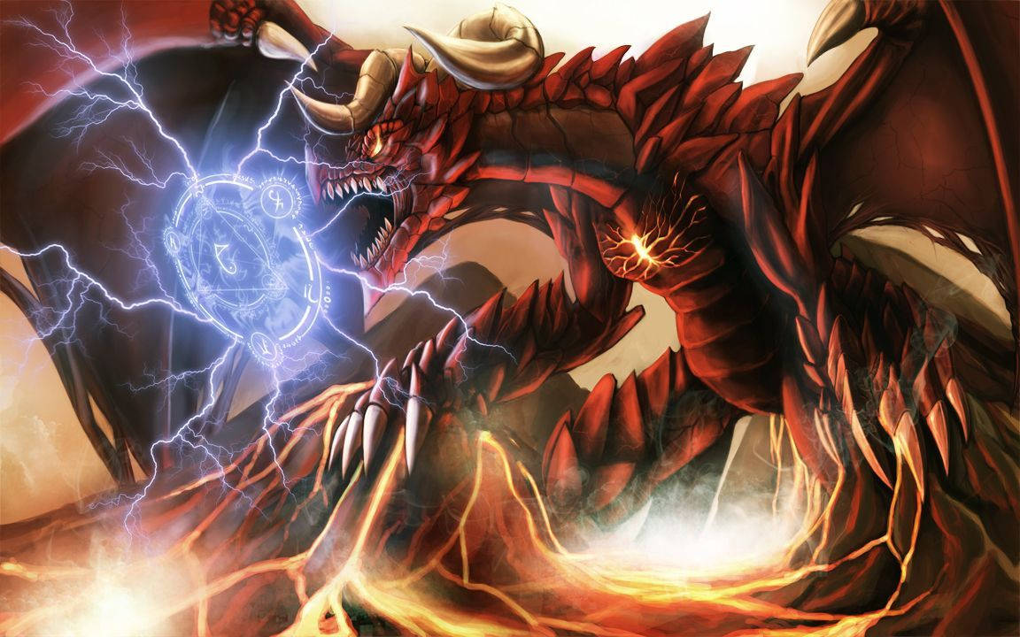 Cool Demon Dragon Background