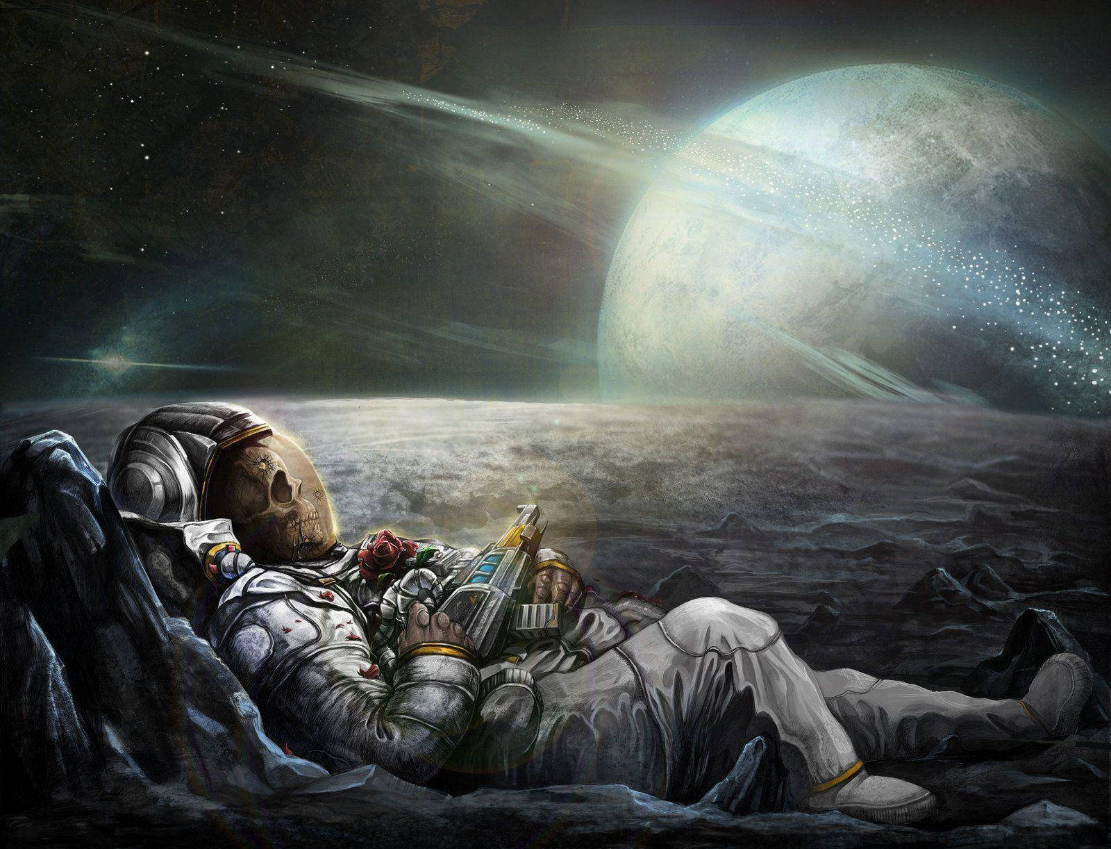 Cool Desktop Picture Features A Spaceman